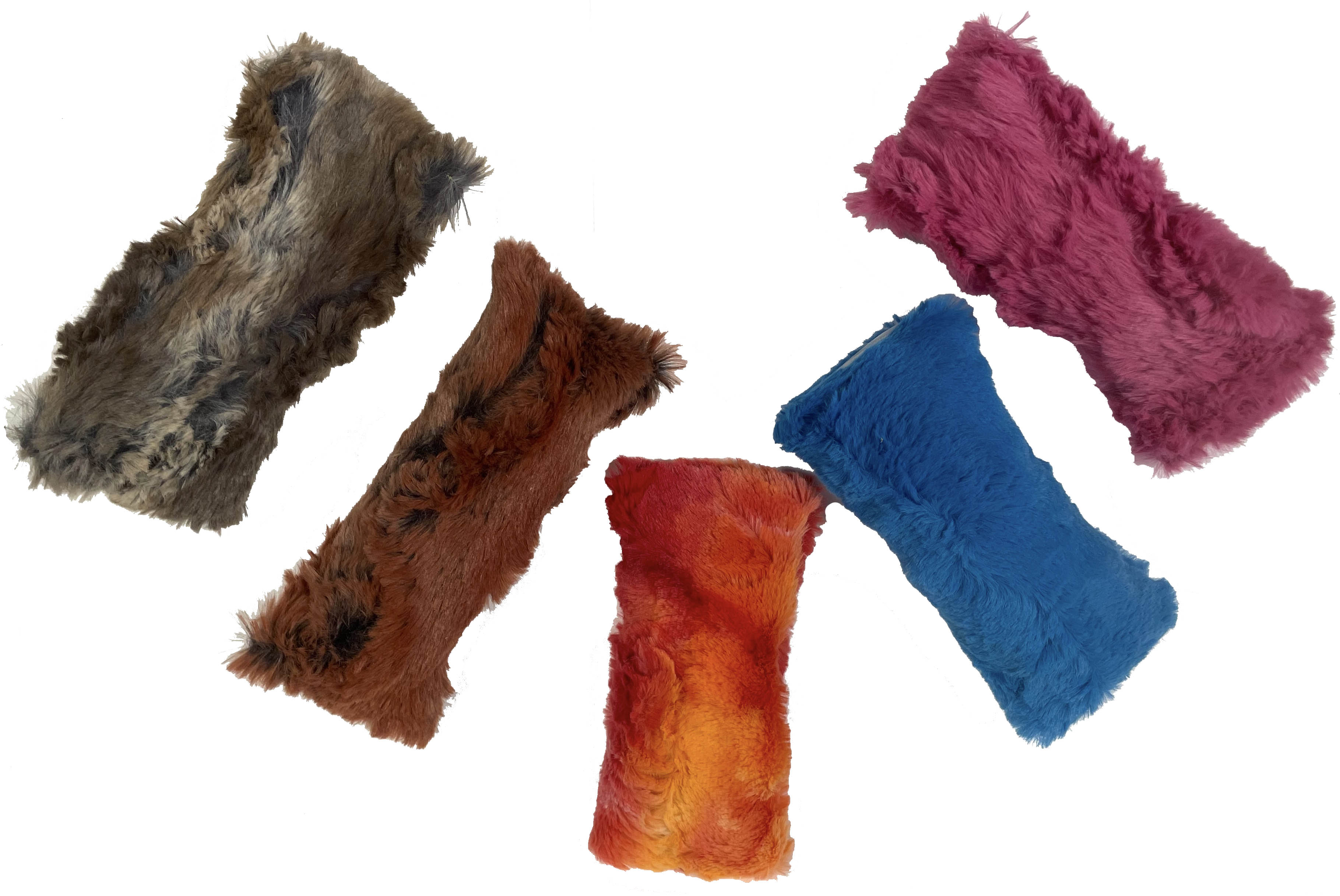 Furry Kitty Crinkle Catnip Toys